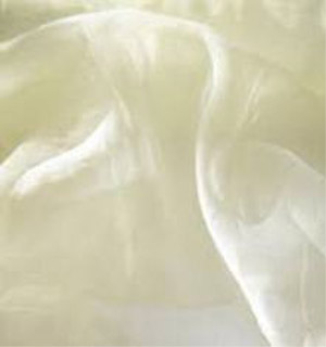 Kód: 36230  Organza anyag - IVORY (Elefántcsontszínű) 